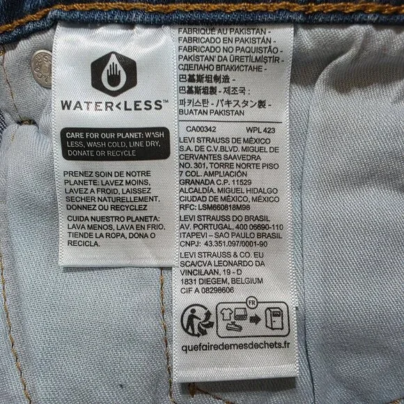 Levi's Men's 505 Jean Regular Fit Straight Leg Stretch Sizes 38x32, 40x30, 42x32 - Picture 11 of 12